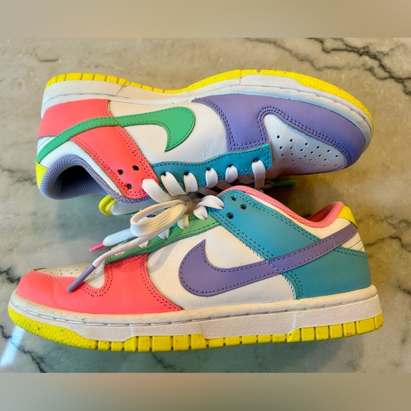 nike dunk low se easter pastel multi